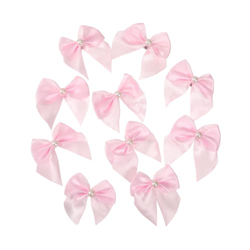 Watreketal Haarklammer,10 Stück Haarspangen mit Kunstperlen und einfarbiger Schleife für Damen und Mädchen, Haarspangen mit Schleifen, Haarnadel, Haar-Accessoires Watreketal Haarklammer,10 Stück Haarspangen mit Kunstperlen und einfarbiger Schleife für Damen und Mädchen, Haarspangen mit Schleifen, Haarnadel, Haar-Accessoires von Watreketal