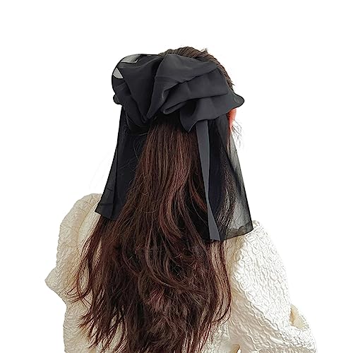 Watreketal Haarklammer,Frühlings-Haarspange für Mädchen, süße, übergroße Haarspangen in Schleifenform für Pferdeschwanz-Dekore im Teenageralter von Watreketal