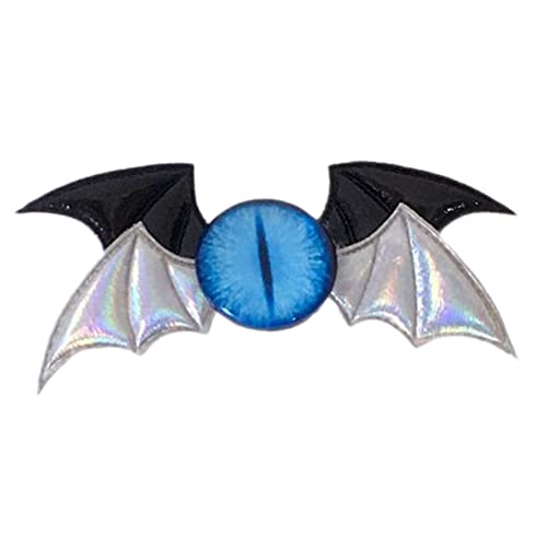 Watreketal Haarklammer,Gothic-Stil Fledermaus Haarspange Seitlicher Clip Haarnadeln Damen Haar Styling Zubehör für Dünnes Haar Halloween Party Kopfschmuck von Watreketal