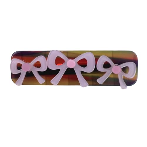 Watreketal Haarklammer,Haar-Entenschnabel-Clip, Schleife, Haarschmuck, Haarklammern, Haarfang, einfache Haarspangen, Schmuck, Haarnadel für Mädchen von Watreketal