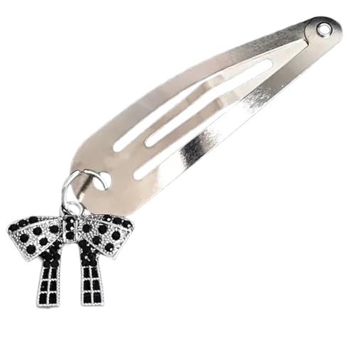 Watreketal Haarklammer,Haarspange mit Schmetterlings- und Schleifenanhänger, süße Haarnadeln, langlebige Haarspange aus Legierung, vielseitige Haarnadel für Frauen, dick, lang, kurz von Watreketal