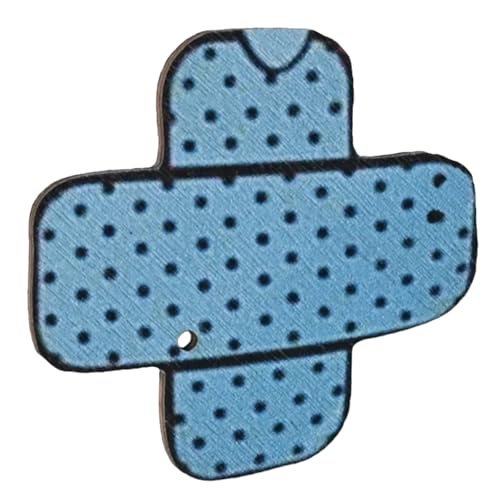 Watreketal Haarklammer,Holz Haarspange Kreuze Balletcore Kleine Kreuze Flache Spange Balletcore Haarnadel Kreuze Elegante Haarspange für Bündel von Watreketal