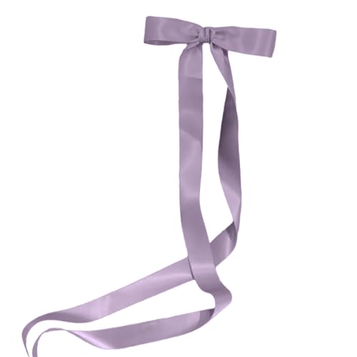 Watreketal Haarklammer,Lange Haarschleifen aus Band, süße Ballett-Haarspange, Damen-Haarspangen, Haar-Styling-Werkzeug, Schleife, Haarspange, weibliche Kopfbedeckung, Haarnadel von Watreketal