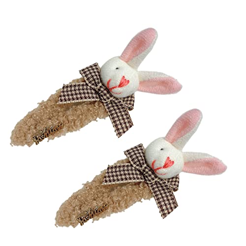 Watreketal Haarklammer,Pelzigen Haar Clip Cartoon Tier Haar Scrunchies Plüsch Haarband für Make-Up Waschen Gesicht Haar Zubehör von Watreketal