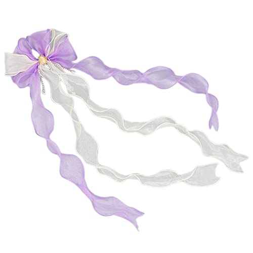 Watreketal Haarklammer,Schleifen Haarspangen Große Schleifen Haarspange Schleifen Haarnadel Band Haarspange Schleife Haarspange Pferdeschwanzclip Schleifen Haarschmuck von Watreketal