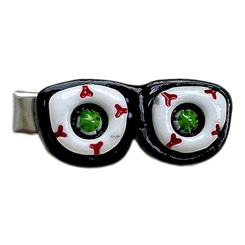 Watreketal Haarklammer,Totenkopf-Haarspange für Frauen, Halloween-Festival-Party, Haarspange für Teenager, Mädchen, Haarspangen, SideBang-Haarspange, Kopfschmuck von Watreketal