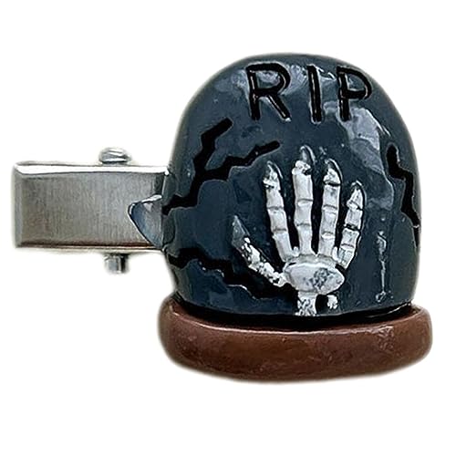 Watreketal Haarklammer,Totenkopf-Haarspange für Frauen, Halloween-Festival-Party, Haarspange für Teenager, Mädchen, Haarspangen, SideBang-Haarspange, Kopfschmuck von Watreketal
