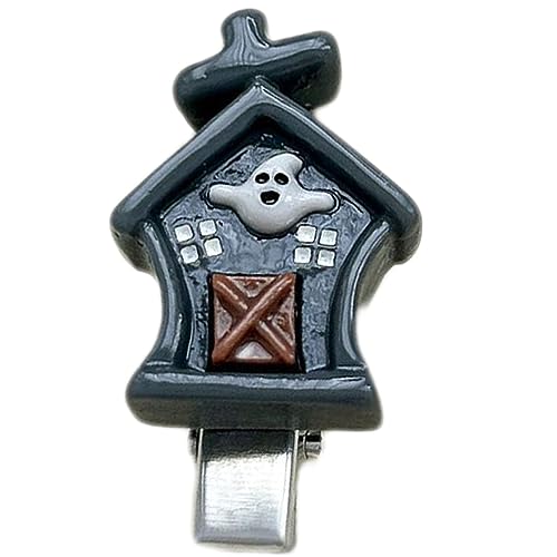 Watreketal Haarklammer,Totenkopf-Haarspange für Frauen, Halloween-Festival-Party, Haarspange für Teenager, Mädchen, Haarspangen, SideBang-Haarspange, Kopfschmuck von Watreketal