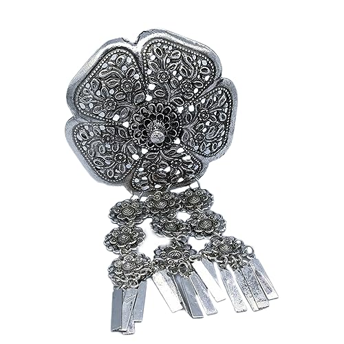 Watreketal Haarreif, Temperament, geschnitzte Blumenform, exotische, zarte Haarnadeln, Hochzeitshaarschmuck für Damen, langes Haar Watreketal Haarreif, Temperament, geschnitzte Blumenform, exotische, zarte Haarnadeln, Hochzeitshaarschmuck für Damen, langes Haar von Watreketal