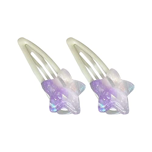 Watreketal Haarspangen, 2 Stück/Set, Gelee-Textur, Haarspangen für heiße Mädchen, sternförmige Haarspangen, Pferdeschwanz, Haarspangen für Teenager, Mädchen Watreketal Haarspangen, 2 Stück/Set, Gelee-Textur, Haarspangen für heiße Mädchen, sternförmige Haarspangen, Pferdeschwanz, Haarspangen für Teenager, Mädchen von Watreketal