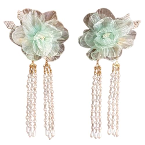 Watreketal Haarspangen, Pfingstrosen, Blume, Perlen, Haarschmuck für Damen und Mädchen, Quasten für Kleid, Kopfschmuck, Haarschmuck Watreketal Haarspangen, Pfingstrosen, Blume, Perlen, Haarschmuck für Damen und Mädchen, Quasten für Kleid, Kopfschmuck, Haarschmuck von Watreketal