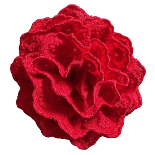 Watreketal Haarspangen, Spitzen-Blumen-Haarklammer für Damen, große Rose, Bananen-Kieferklemme, Haargreifer, weiblicher Entenschnabel-Clip, Haarschmuck von Watreketal