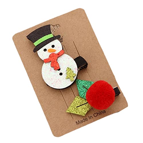 Watreketal Haarspangen, Weihnachts-Haarspangen, Weihnachts-Haarspange, Weihnachts-Haarnadel, Haarschmuck, Weihnachtsmann-Kopfschmuck, Mädchen, Weihnachten von Watreketal