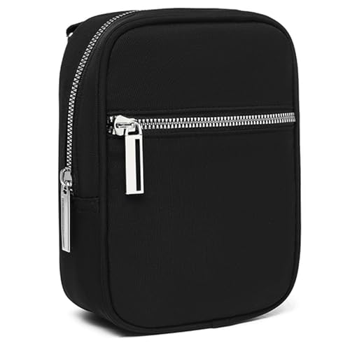 Watreketal Herren Kompakter Crossbody Umhängetaschen Mit Reißverschluss Ungezwungener Rucksack Für Die Reise Und Den Täglichen Gebrauch Verstellbarer Riemenbeutel von Watreketal