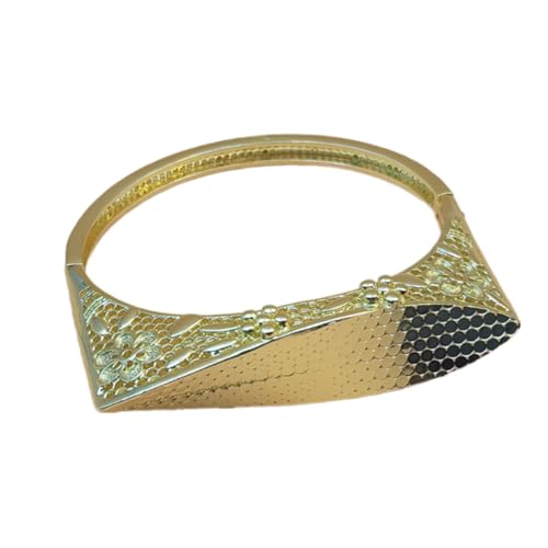 Watreketal Hohlblumenmuster Armband Handgefertigtes Armreif Bequem von Watreketal