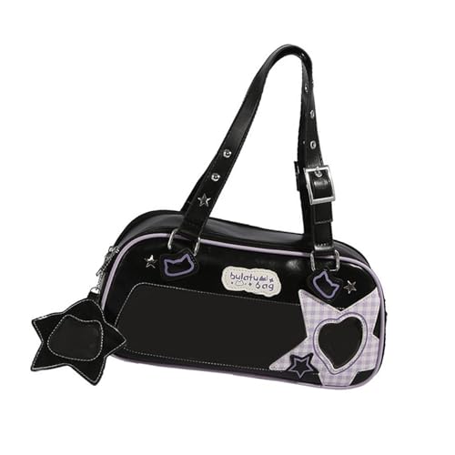 Watreketal Japanische Stil Umhängetasche Große Kapazität Achselhöhle School Itabag Top Für Pin Display Frauen Itabag Achselgründe Große Kapazität Schulter Für Pin Display von Watreketal