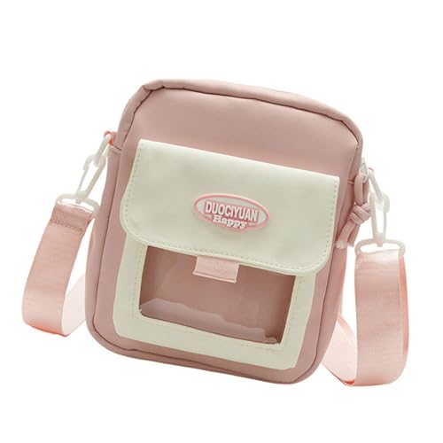 Watreketal Japanische Stile Crossbody Bag Clear Itabag Messenger Kontrastieren Farbschulter Telefon Für Pin Display von Watreketal