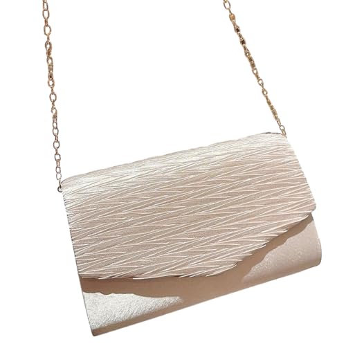 Watreketal Klappenumschlagbeutel Crossbody Taschen Schulter Formelle Abend Hochzeitsfeier Clutch Cocktail Abschlussball Handtaschen Mit Kette Formeller Event Geldbörse von Watreketal