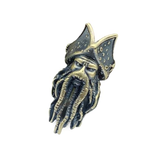 Watreketal Komplizierter Messinganhänger Mit Sea King Designs Paracord Anhang Geeignet Für Outdoor Enthusiasten Und Sammler Schlüsselbund Zubehör von Watreketal