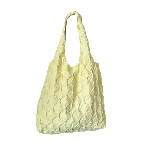 Watreketal Koreanische Falten Canvas Umhängetasche Für Frauen Große Kapazität Unterarmtasche Vielseitige Handtasche Lässig Satchel Vielseitige Mode Statement von Watreketal