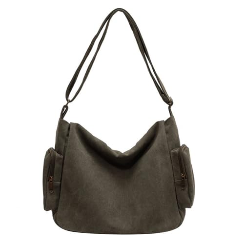 Watreketal Lässige Tasche Mit Großer Kapazität Für Frauen Modische Satchel Leinwand Schulterpack Für Tägliche Verwendung Von Multi Pocket Organizer von Watreketal