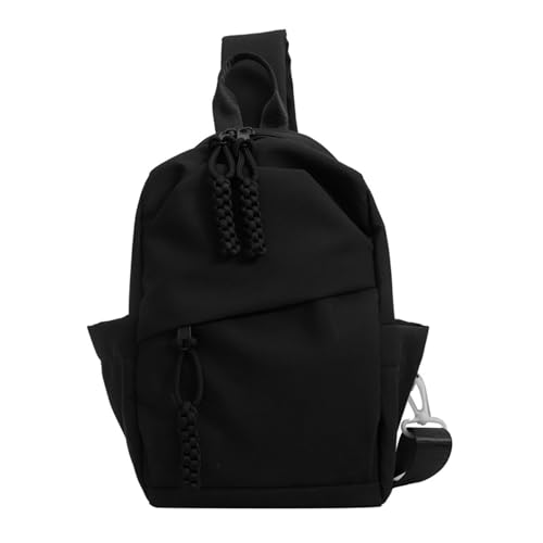 Watreketal Lässige Umhängetasche Für Schüler Großer Kapazität Brustpaket Crossbody Messenger Mit Verstellbarer Riemen Chest Tasche Für Frauen Crossbody von Watreketal