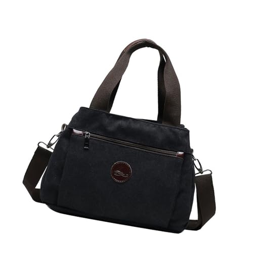 Watreketal Leinwandhandtasche Mit Großer Kapazität Für Frauen Umsatzbeutel Für Einkaufsarbeit Oder Kurze Reisen Mit Bequemem Frauen Umhängetasche von Watreketal