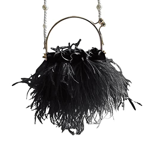 Watreketal Luxus Strich Feder Handtasche Für Frauen Mode Perlengurt Kette Abend Clutch Bag Hochzeit Geldbörse Damen Crossbody Frauen Perlengurtkette Clutch Taschen Feder Schulter Abend Watreketal Luxus Strich Feder Handtasche Für Frauen Mode Perlengurt Kette Abend Clutch Bag Hochzeit Geldbörse Damen Crossbody Frauen Perlengurtkette Clutch Taschen Feder Schulter Abend von Watreketal