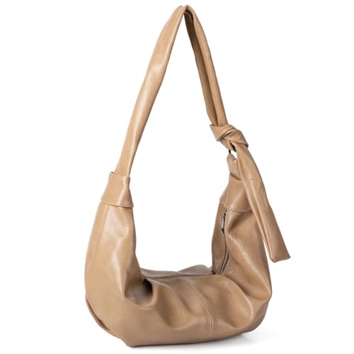 Watreketal Mode PU Leder Crossbody Tasche Für Frauen Umhängetaschen Mit Verstellbarem Riemen Und Satchel Knödel Mit Großer Kapazität von Watreketal