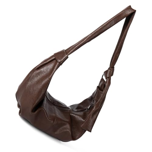 Watreketal Mode PU Leder Crossbody Tasche Für Frauen Umhängetaschen Mit Verstellbarem Riemen Und Satchel Knödel Mit Großer Kapazität von Watreketal
