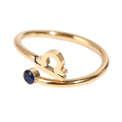 Watreketal Mode Zirkonkonstellationen Offene Ringe Einzigartige Stapelbare Elegante Knöchel Schmuck Einzigartige Finger Edelstahl Zirkon Konstellationen Ringe Juwely Mode Accessoire von Watreketal