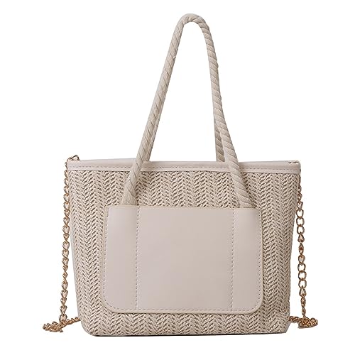 Watreketal Modekettenbeutel Lady Geldbeutel Lässige Umhängetasche Crossbody For Girl Frauen Gewebt Vielseitige Tasche Freizeit Totentasche Mit Weben Von Umhängetaschen von Watreketal