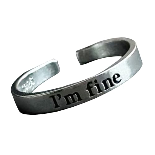 Watreketal Moderinge Für Männer Frauen Eröffnen Verstellbare Paarringe Persönlichkeitslegierung Fingerschmuck Für Komfort Und Haltbarkeit Hoffnung Und Kraft Watreketal Moderinge Für Männer Frauen Eröffnen Verstellbare Paarringe Persönlichkeitslegierung Fingerschmuck Für Komfort Und Haltbarkeit Hoffnung Und Kraft von Watreketal