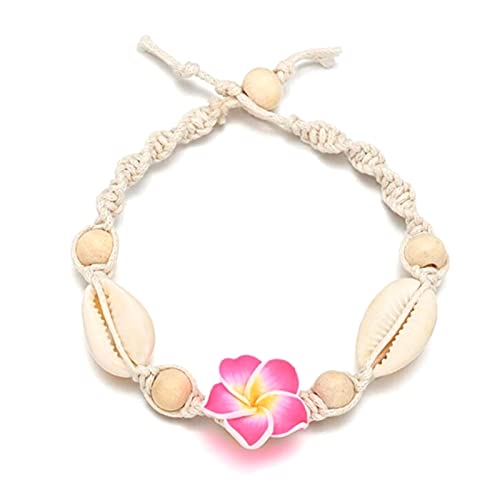 Watreketal Modeschale Fußkettchen Armbänder Perlen Fußkette Sea Beach Blumen Knöchelarmband Für Frauen Und Jugendmädchenketten Schmuck Für Frauen von Watreketal