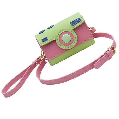 Watreketal PU Leder Crossbody Tasche Für Frauen Kamera Form Messenger Mode Telefon Handtasche Kontraste Farben Schulter PU Leder Schulter Kamera Form Crossbody Trend Messenger von Watreketal