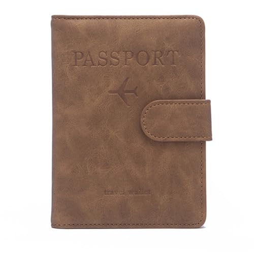 Watreketal Passhalter Mit Blockierender PU Leder Cover Hülle Organizer Reise Brieftasche Für Männer Und Frauenhalter Brieftasche Blockieren Abdeckung von Watreketal