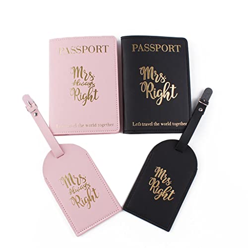 Watreketal Passport Cover Gepäck Tags Geschenkset Für Paare Flitterwochen Reisekarten Beschützer Passhalter Frauen Frauen von Watreketal