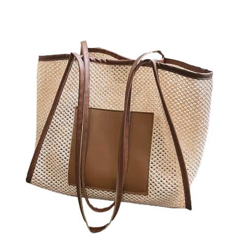 Watreketal Praktische Strandtasche Für Frauen Geräumige Netzhandtasche Perfekt Reizeinkäufe Und Tage Schulter Lebensmittel PU Modische Trendige Stilvolle Große Mesh Tasche Hollow Handtasche Watreketal Praktische Strandtasche Für Frauen Geräumige Netzhandtasche Perfekt Reizeinkäufe Und Tage Schulter Lebensmittel PU Modische Trendige Stilvolle Große Mesh Tasche Hollow Handtasche von Watreketal