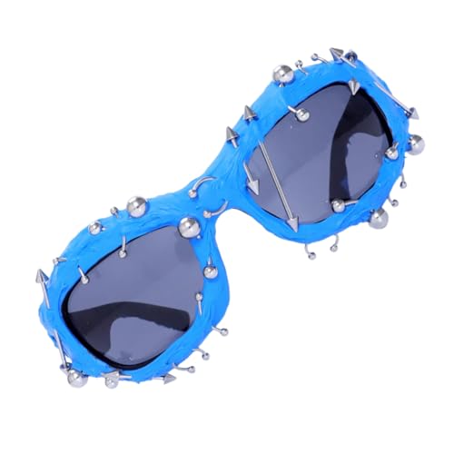 Watreketal Punk Nietrahmen Sonnenbrillen Neuheit Rahmen Brille Populäre HipHop Tanz Sonnenbrille Für Tägliche Verwendung Von Street Photoshots Kostümzubehör Watreketal Punk Nietrahmen Sonnenbrillen Neuheit Rahmen Brille Populäre HipHop Tanz Sonnenbrille Für Tägliche Verwendung Von Street Photoshots Kostümzubehör von Watreketal