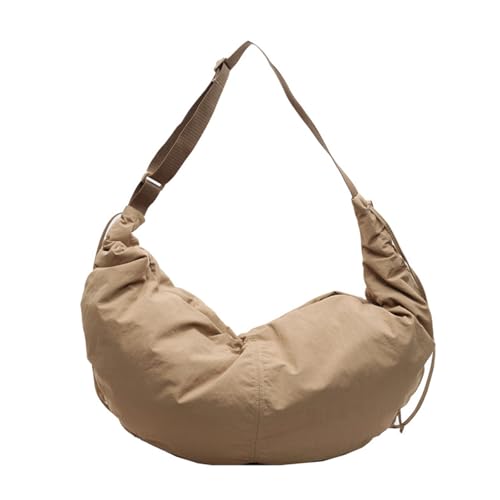 Watreketal Retro Crossbody Tasche Für Männer Und Frauen Nylon Falten Schulter Mit Reißverschluss In Satchel Geldbörse Für Die Arbeit Und Den Täglichen Gebrauch Lässig von Watreketal