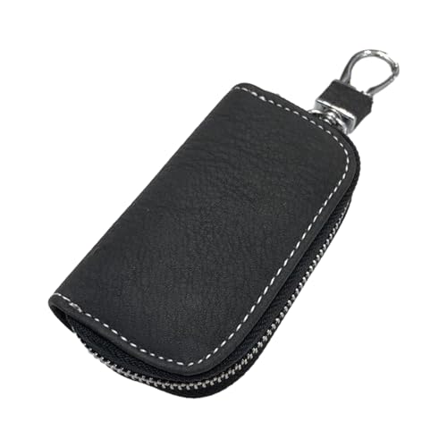 Watreketal Schlüsselhalter Brieftasche Koreanische Autoshülle Leder Schlüsselbeutel Mit Reißverschlussbeutel Für Männer Und Frauen Lederkette Hülle Brieftaschenhalter Schlüsselbeutel Für Unisex von Watreketal