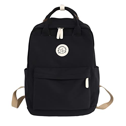 Watreketal Schul Rucksack Japanischer Nylon Laptop Reise Rucksäcke Für Teenager Jugend Schüler Lässig Daypack School Für Frauen von Watreketal