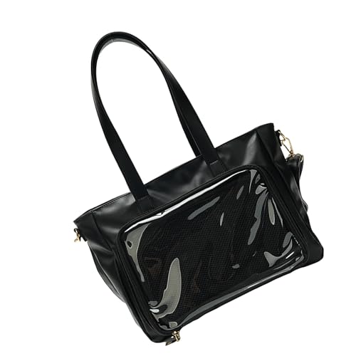 Watreketal Simpulistischer Anime Inspirierter Handtasche Klare PU Handtasche Umhängetasche Mit Reichlich Platz Für Studenten Und Büroangestellte Anime Crossbody Tasche von Watreketal