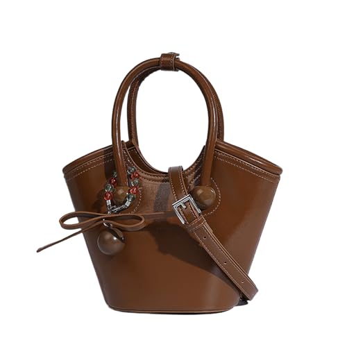 Watreketal Stilvolle Multi Purpose Umhängetasche Mit Anhänger Accessoire Crossbody Tasche Satchel Für Studenten Und Mode Enthusiasten Komfortable Handtasche von Watreketal