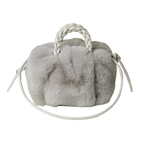 Watreketal Stilvolle Und Vielseitige Festtasche Für Frauen Für Frauen Pelzige Umhängetasche Geräumiges Innenraum Mehrerer Tragetile Winter Tasche Tasche von Watreketal