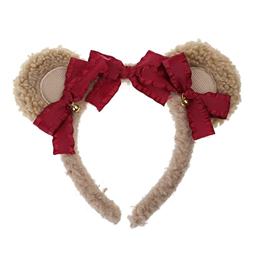 Watreketal Stirnband, Bärenohren, Stirnband für Damen und Mädchen, tägliches Tragen, Halloween, Weihnachten, Party, Kostüm, Cosplay-Zubehör von Watreketal