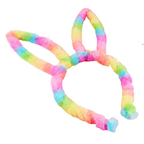 Watreketal Stirnband, Cartoon-Haarband, für Damen und Mädchen, Haarreifen, Ohren, Haarreifen für Weihnachten, Maskerade, Party von Watreketal