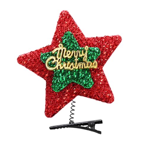 Watreketal Stirnband, Cartoon-Weihnachts-Haarnadeln, heiße Mädchen, Pailletten, Haarspange für Kinder, Zöpfe, Haarspange von Watreketal