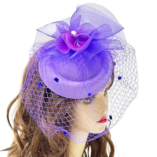Watreketal Stirnband, Garnblumen-Haarnadel, Spitzenschleier, Haarnadel mit Blume, zarte Braut-Haarnadel für Hochzeit, Feier, Party, Haarnadel Watreketal Stirnband, Garnblumen-Haarnadel, Spitzenschleier, Haarnadel mit Blume, zarte Braut-Haarnadel für Hochzeit, Feier, Party, Haarnadel von Watreketal