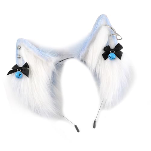 Watreketal Stirnband, Halloween, Karneval, Haarreifen, verstellbare Größe, Kopfbedeckung, bequeme Plüsch-Stirnbänder für Erwachsene und festliche Anlässe von Watreketal